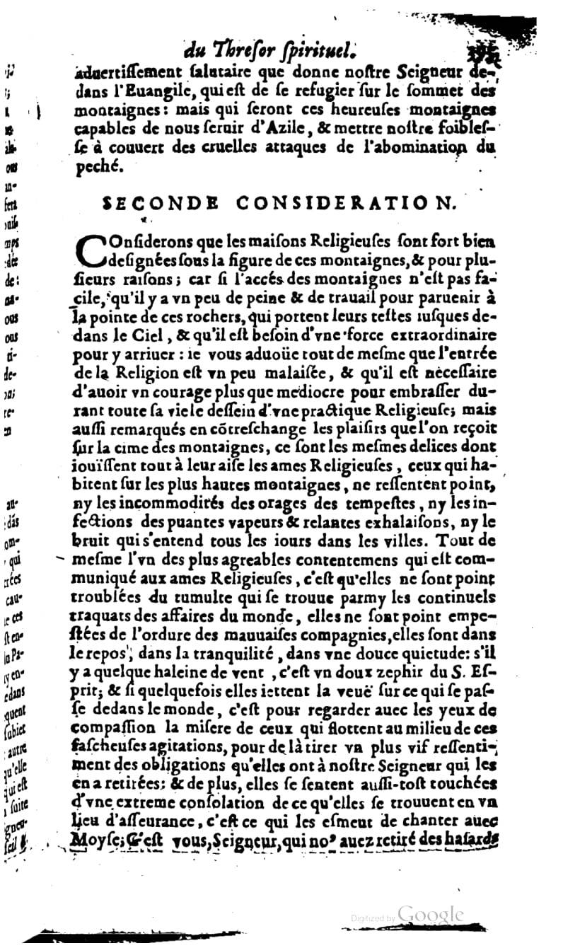 1637 - s.n. - Trésor spirituel des âmes religieuses - BM Lyon