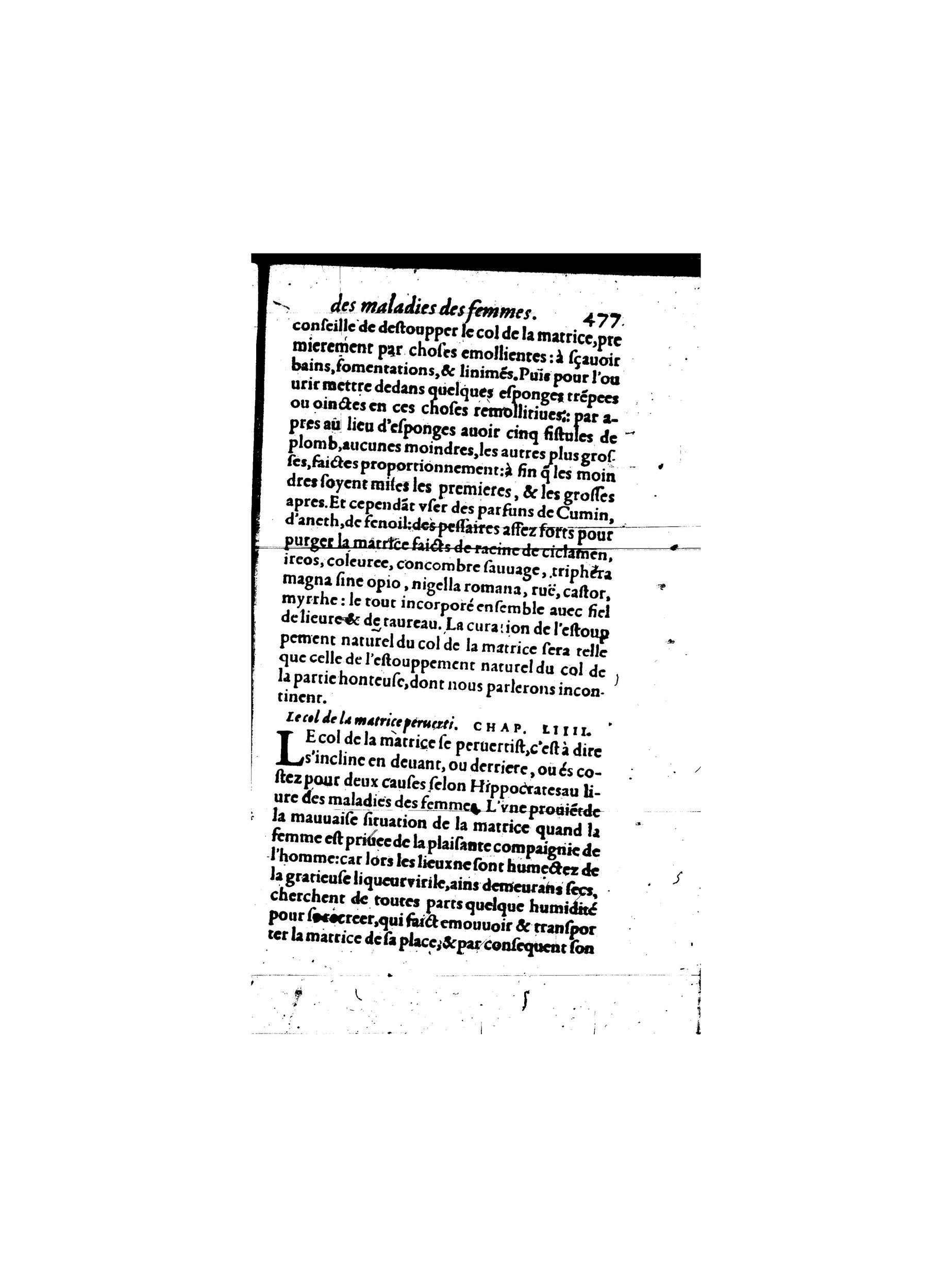1587 - Jacques du Puis - Trésor des remèdes secrets pour les maladies des femmes - BnF