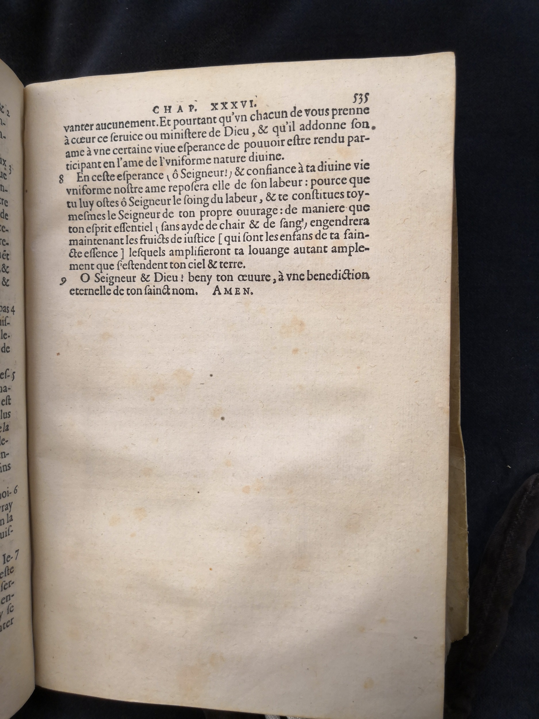 1581c. - Christophe Plantin - Le Livre des témoignages du Trésor caché au champ - Anvers Musée Plantin-Moretus
