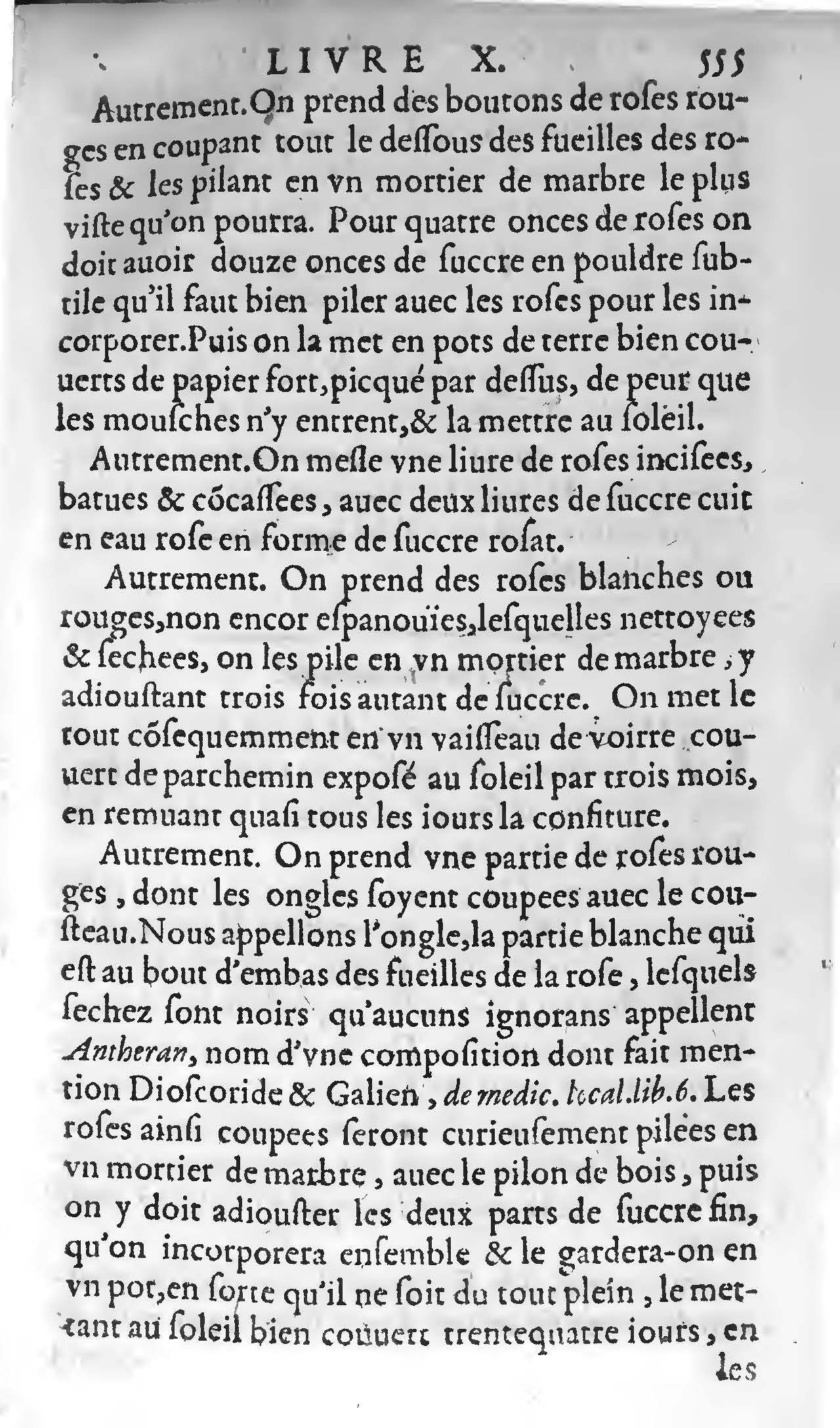 1607 - Étienne Servain et Jean Antoine Huguetan - Trésor de santé ou ménage de la vie humaine - BIU Santé