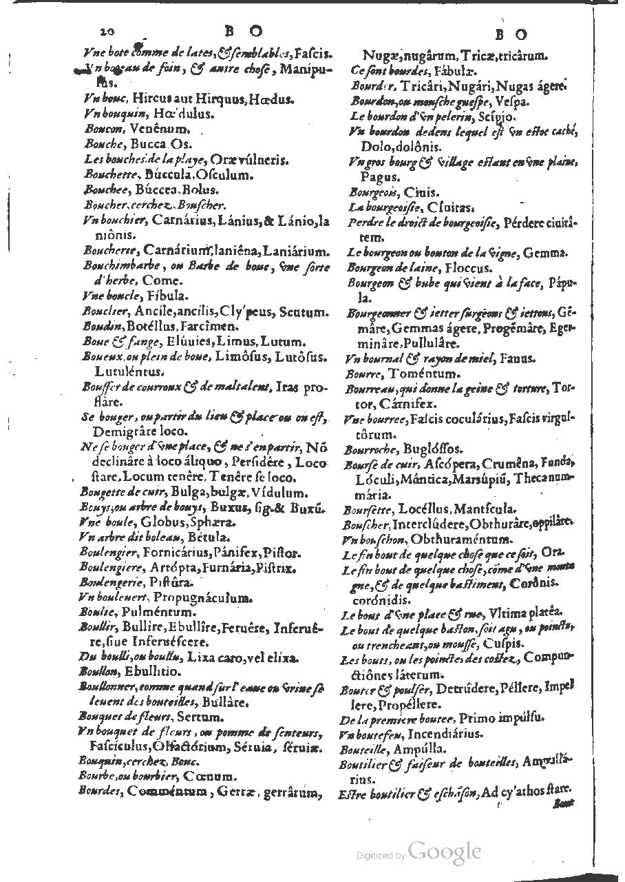 1564 - Henri Hylaire et Louis Cloquemin - Trésor des mots et traits français - BSB Munich