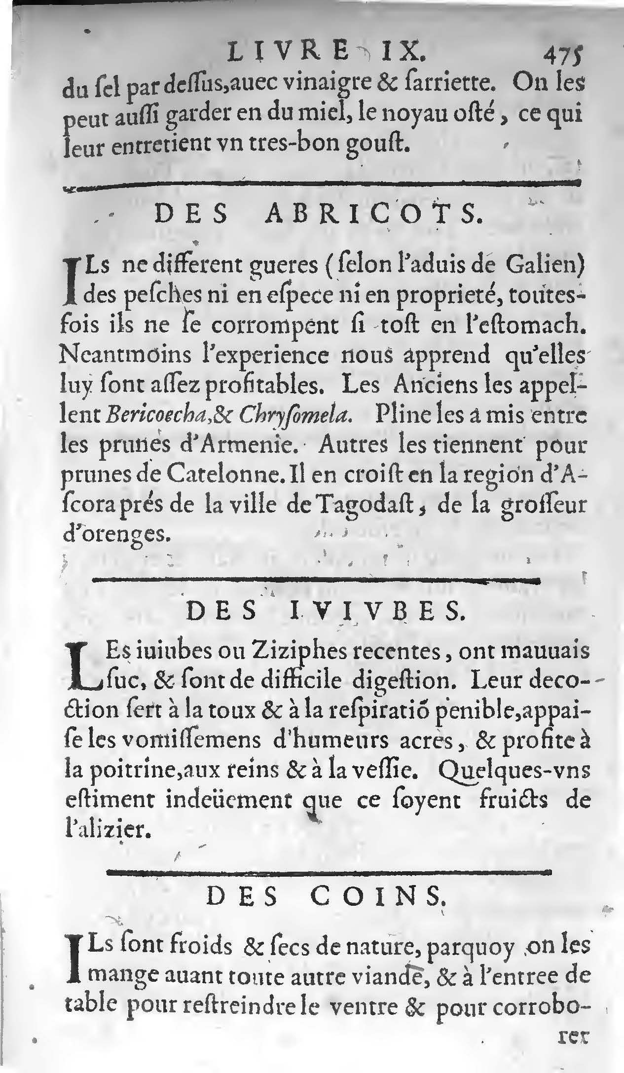 1607 Étienne Servain et Jean Antoine Huguetan - Trésor de santé ou ménage de la vie humaine - BIU Santé_Page_495.jpg