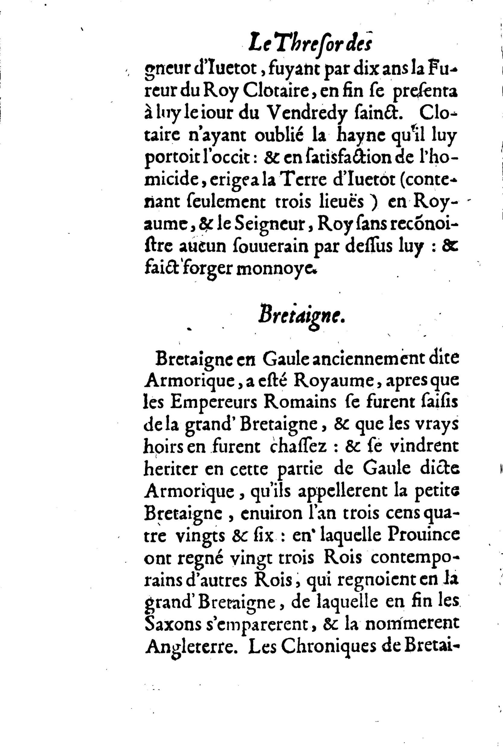 1633 - Jean Corrozet - Trésor des histoires de France - BM Lyon 1633 - Jean Corrozet - Trésor des histoires de France - BM Lyon