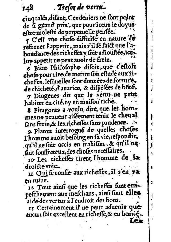 1558 - Nicolas Perrineau et Jean Temporal - Trésor de vertu - BM Lyon