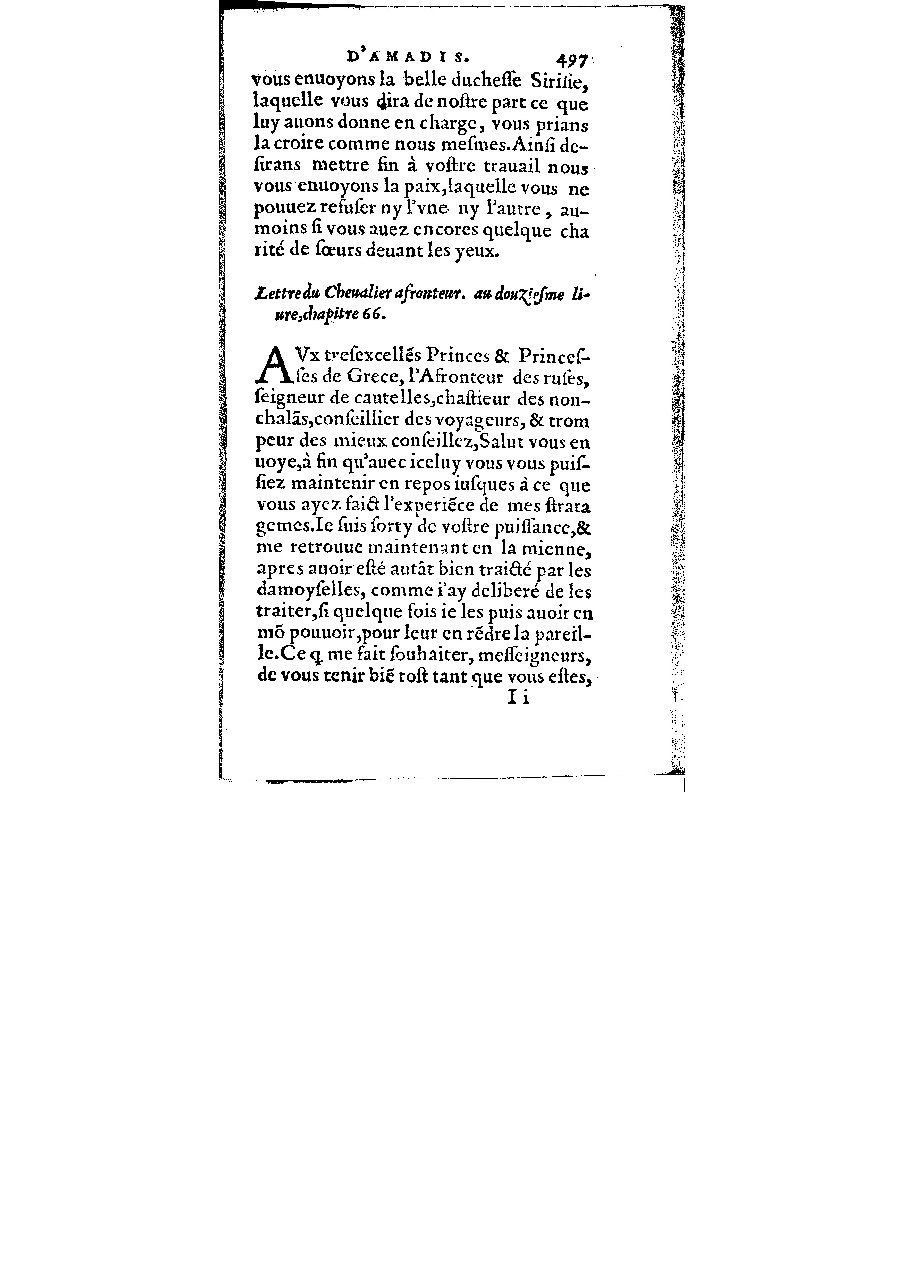 1572 - Veuve Gabriel Cotier - Trésor des Amadis - BM Lyon