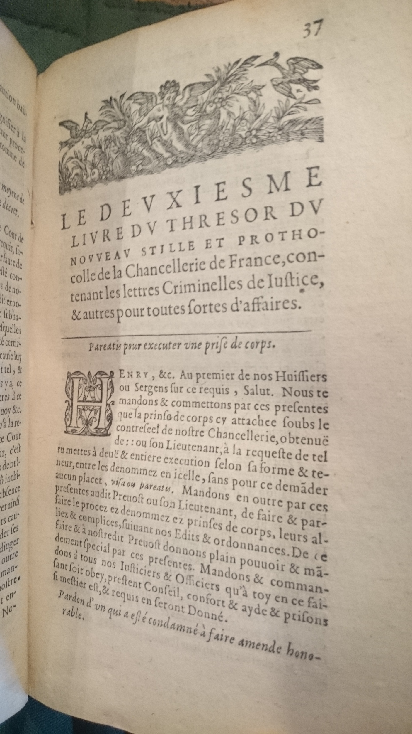 1599 - Abel Langelier - Trésor du nouveau style et protocole de chancellerie - BnF