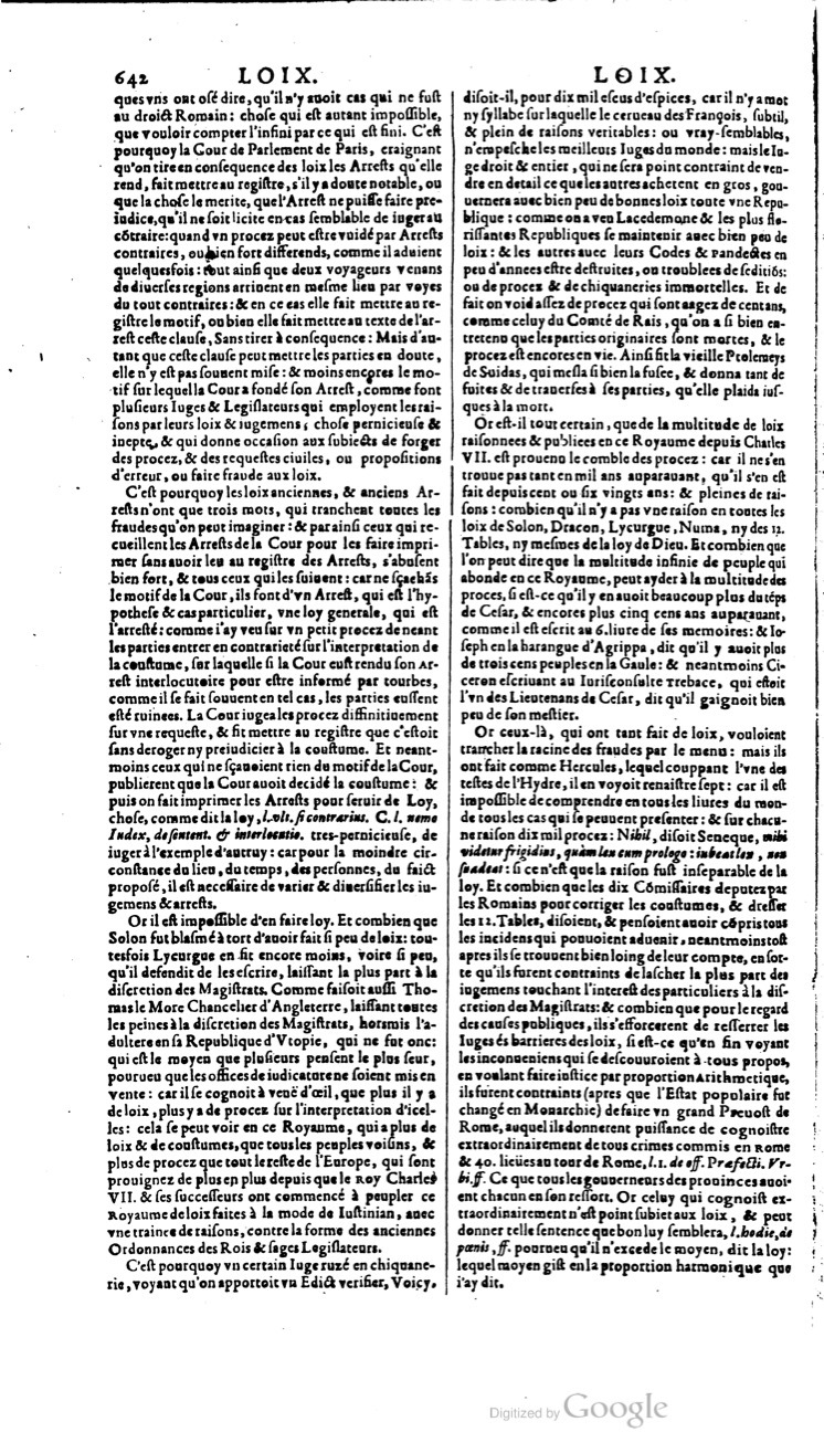1629 - Veuve Nicolas Buon - Trésor du droit français (21754 T. 2) - BM Lyon