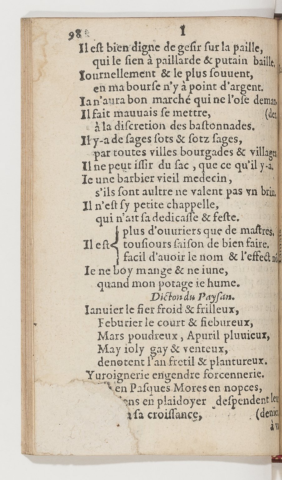 1577 - Jean d’Ogerolles - Trésor de sentences dorées - BnF Arsenal
