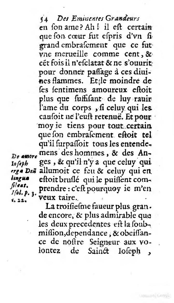1646 - Jean Piot - Trésor inestimable de Saint-Joseph - BNC Rome