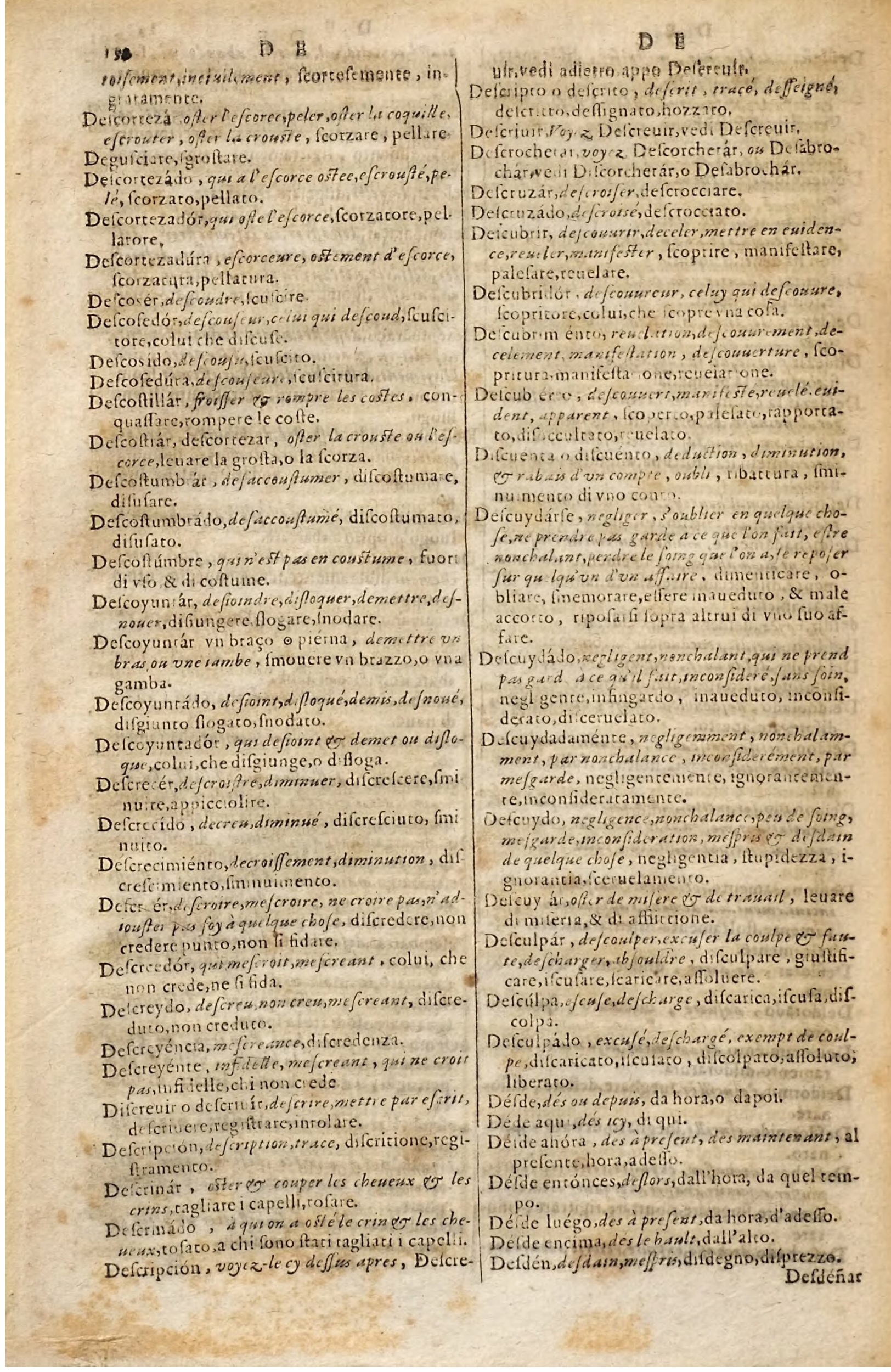 1627 - Jacques Crespin - Trésor des trois langues - Regensburg