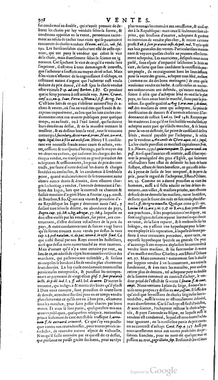 1629 - Veuve Nicolas Buon - Trésor du droit français (21754 T. 3) - BM Lyon