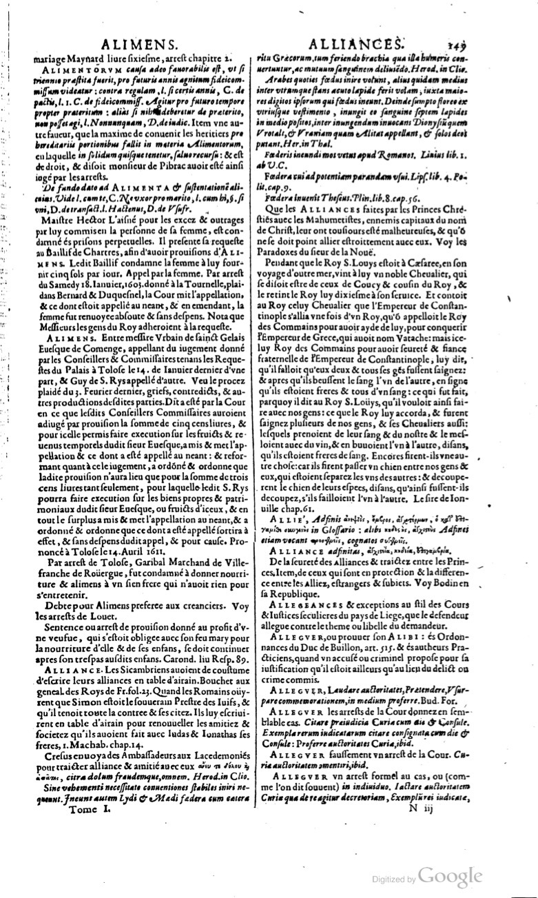 1629 - Veuve Nicolas Buon - Trésor du droit français (21754 T. 1) - BM Lyon