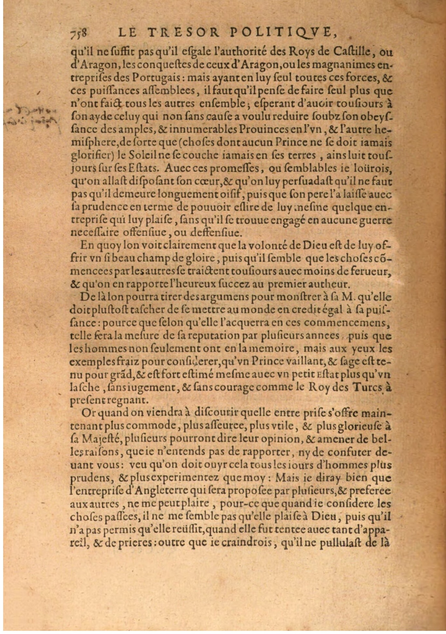1608 - Nicolas Du Fossé - Trésor politique - BSB Munich