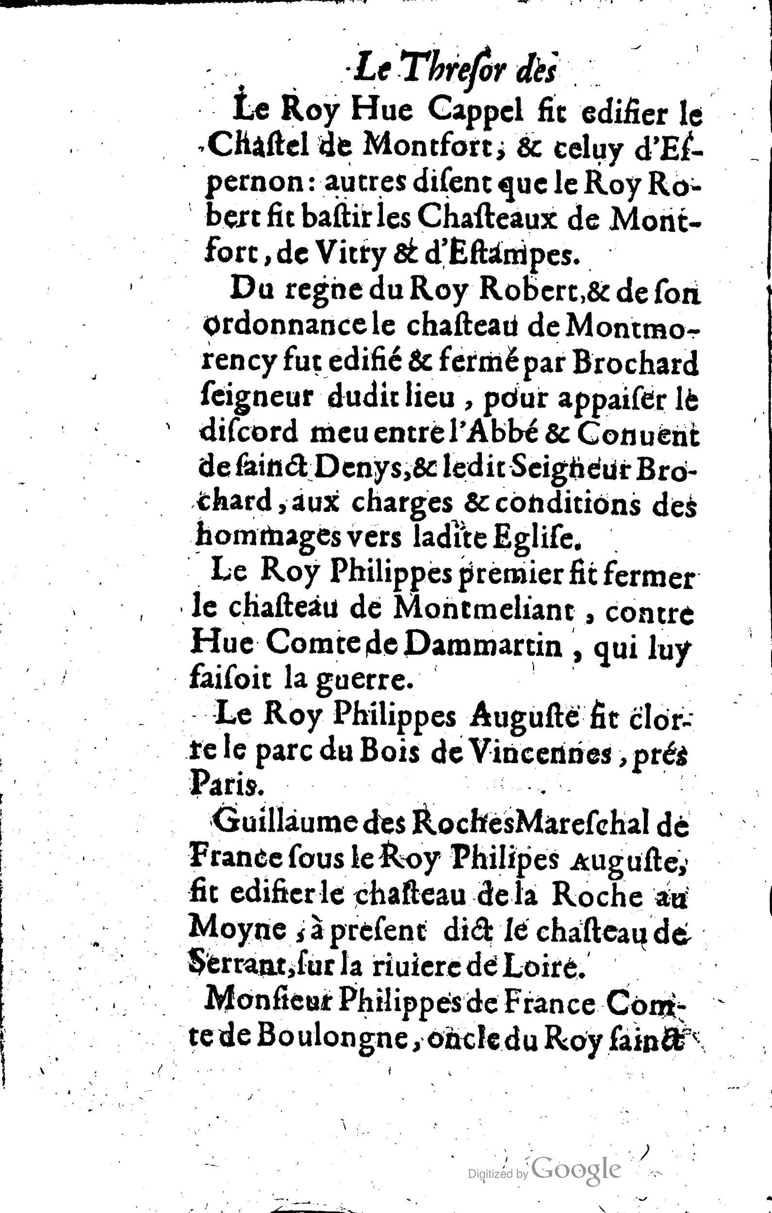 1619 - Jean Corrozet - Trésor des histoires de France - Anvers Musée Plantin-Moretus