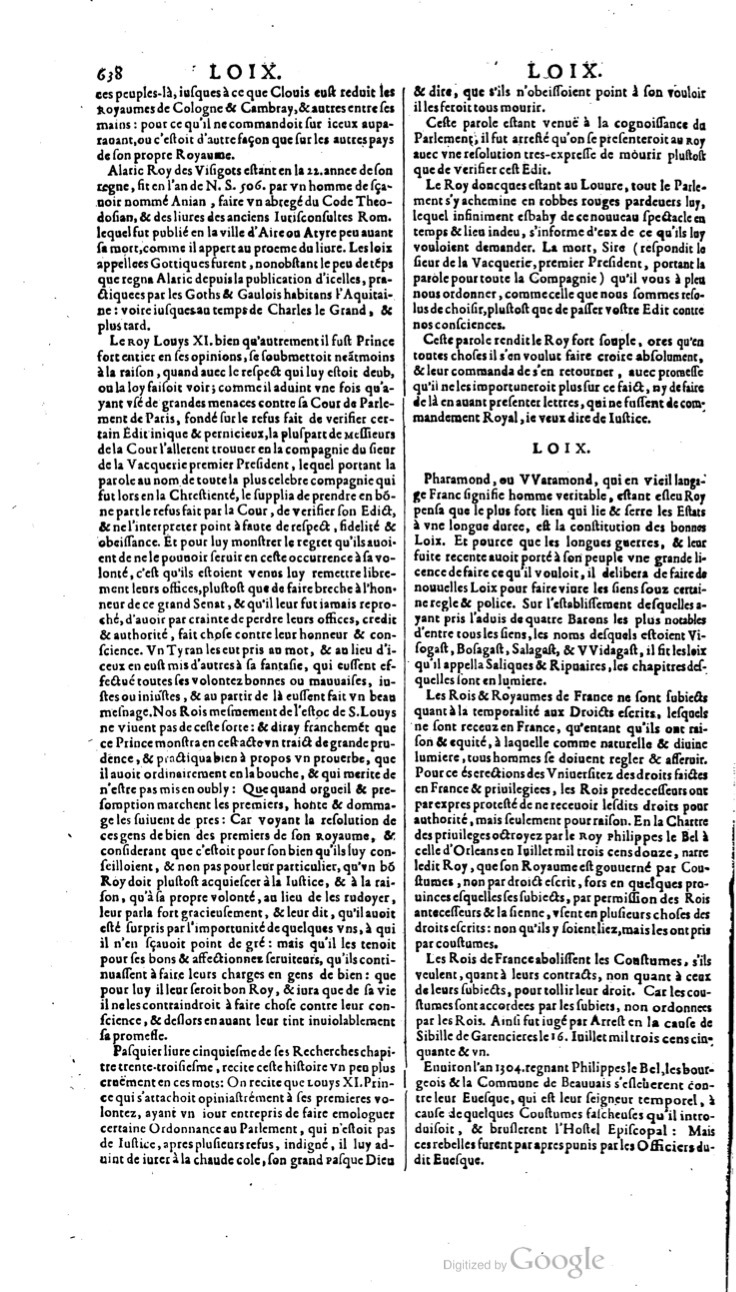 1629 - Veuve Nicolas Buon - Trésor du droit français (21754 T. 2) - BM Lyon