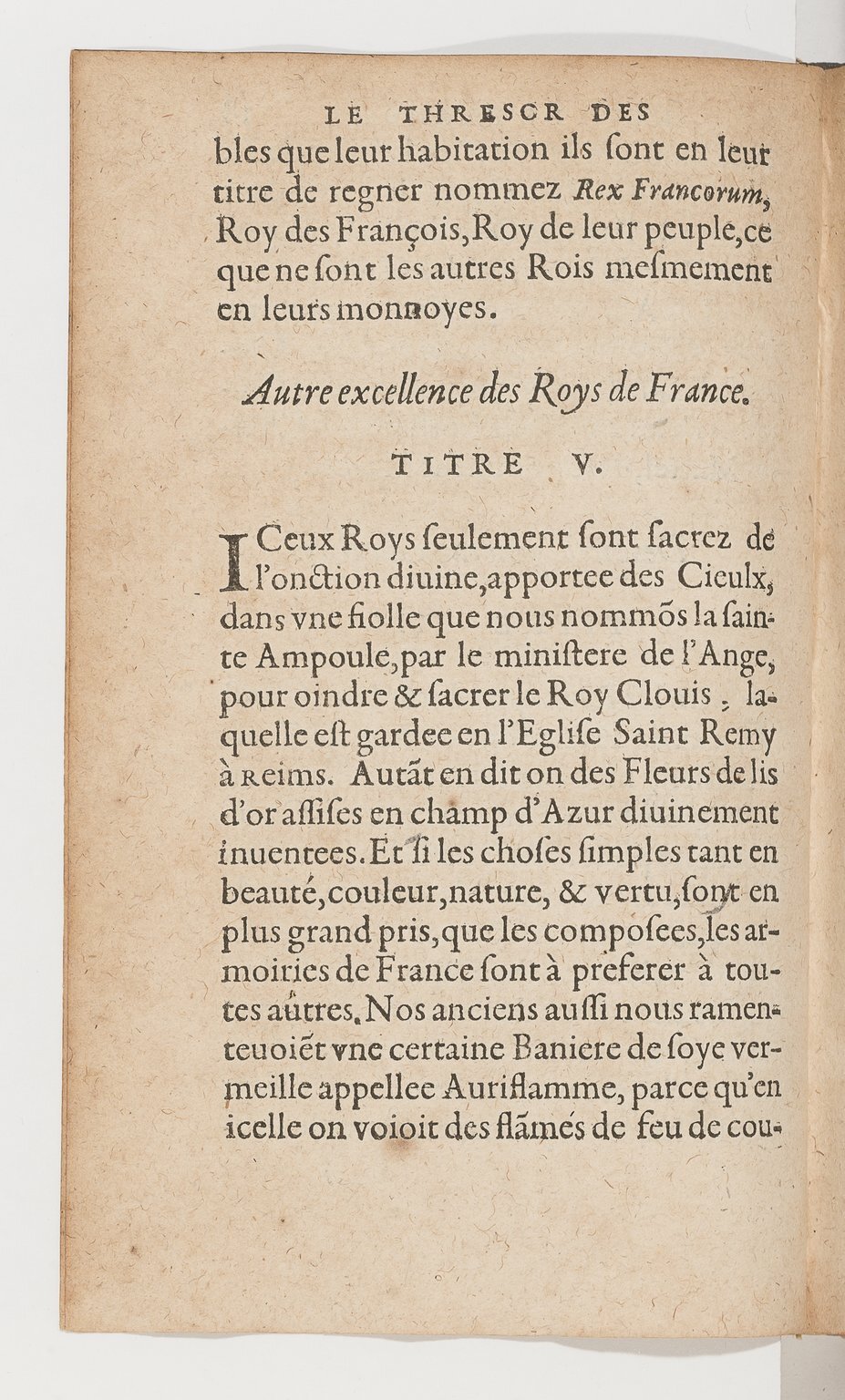 1583 - Galiot Corrozet - Trésor des histoires de France - BnF