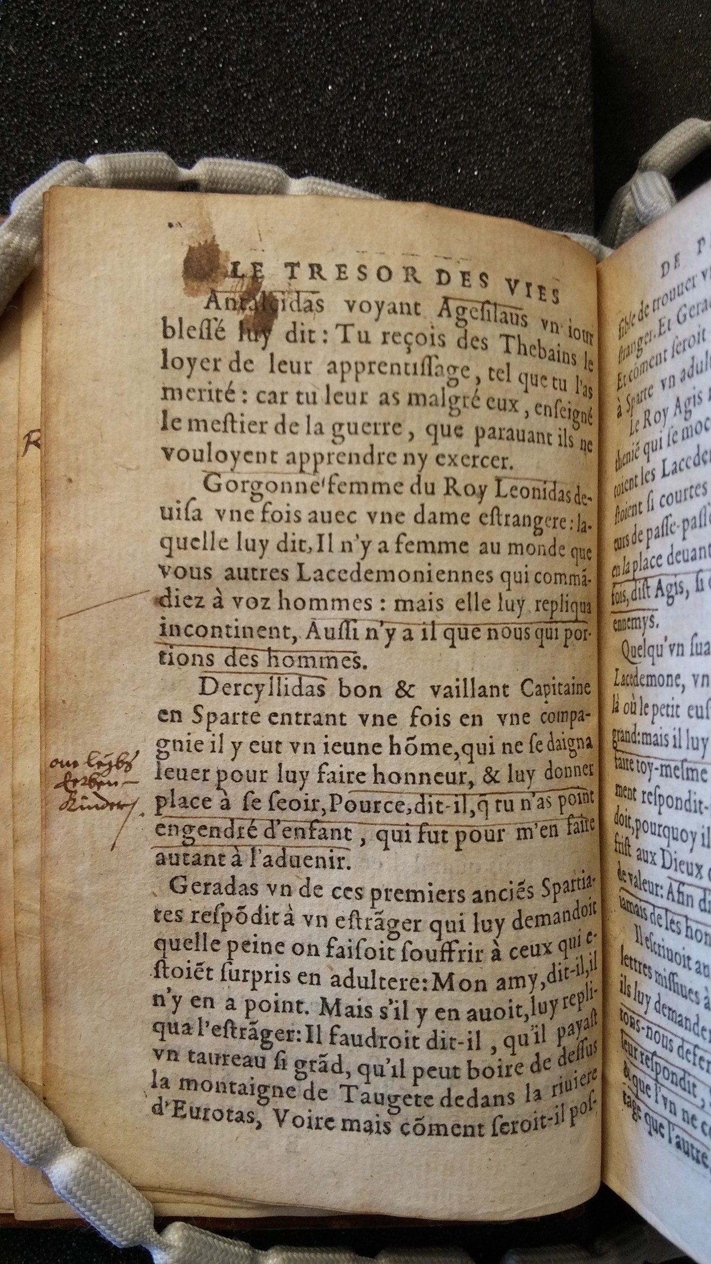 1577 - Claude Micard - Trésor des vies de Plutarque - Saint-Gallen