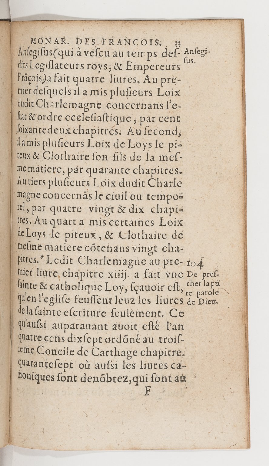 1583 - Galiot Corrozet - Trésor des histoires de France - BnF