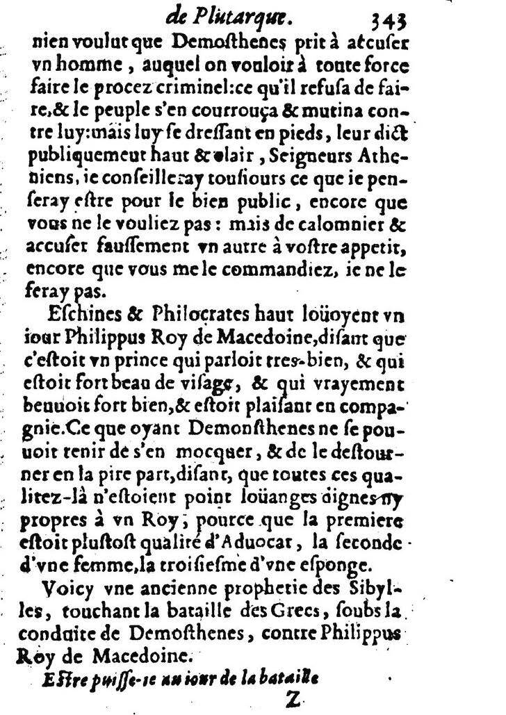 1611 - Pierre Rigaud - Trésor des vies de Plutarque - BM Lyon