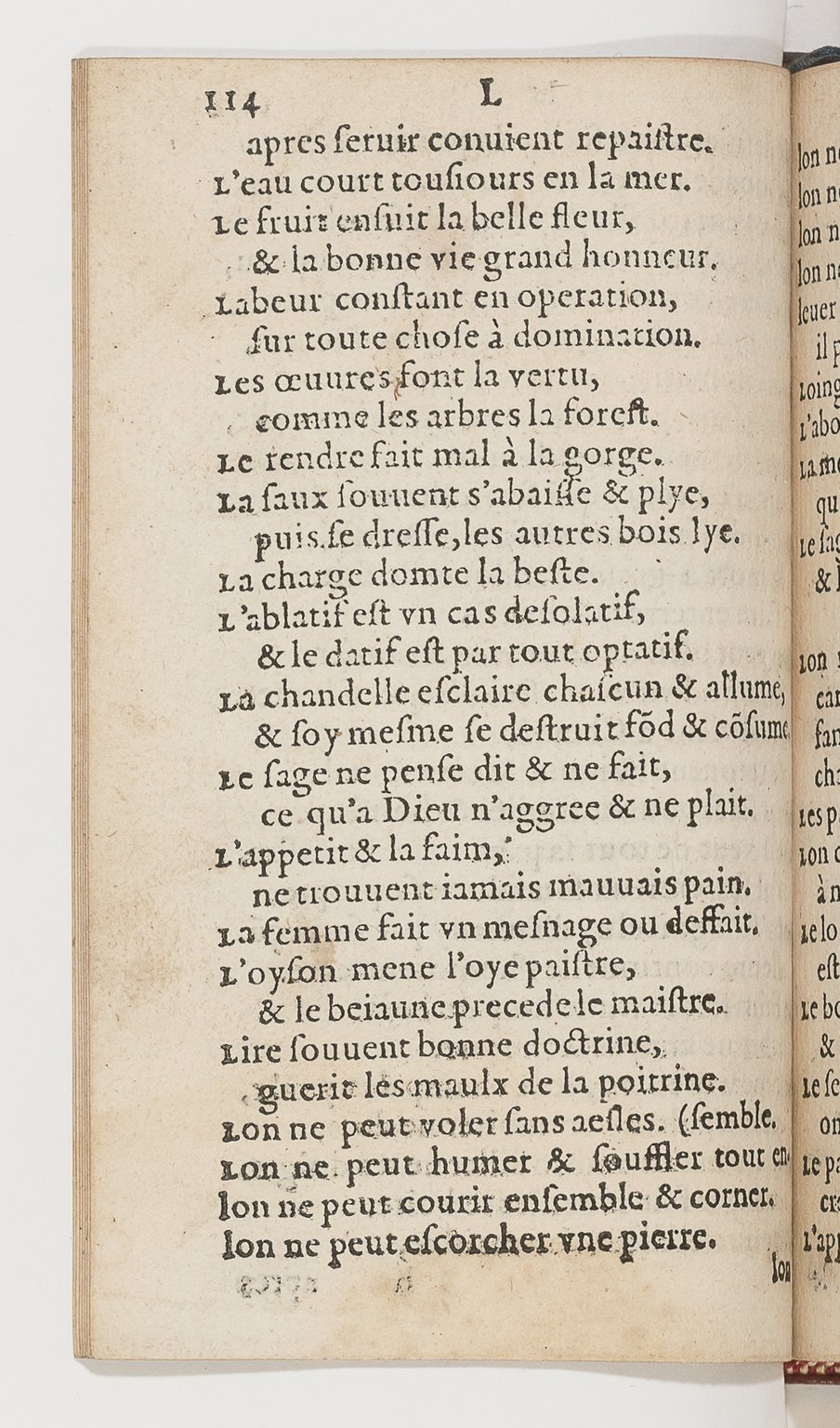 1577 - Jean d’Ogerolles - Trésor de sentences dorées - BnF Arsenal