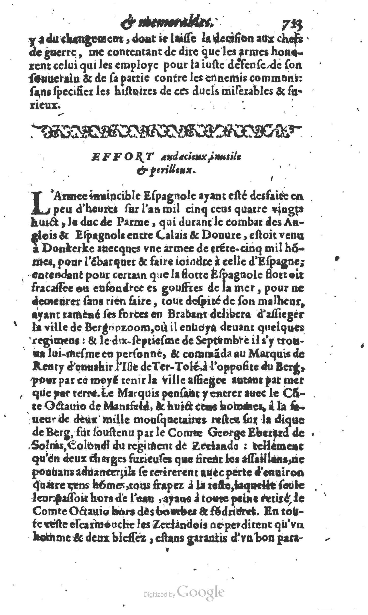 1610 - Paul Marceau - Trésor d’histoires admirables et mémorables - Princeton 1610 - Paul Marceau - Trésor d’histoires admirables et mémorables - Princeton