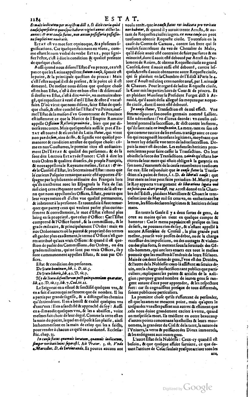 1629 - Veuve Nicolas Buon - Trésor du droit français (29620 T. 1) - BM Lyon 1629 - Veuve Nicolas Buon - Trésor du droit français (29620 T. 1) - BM Lyon