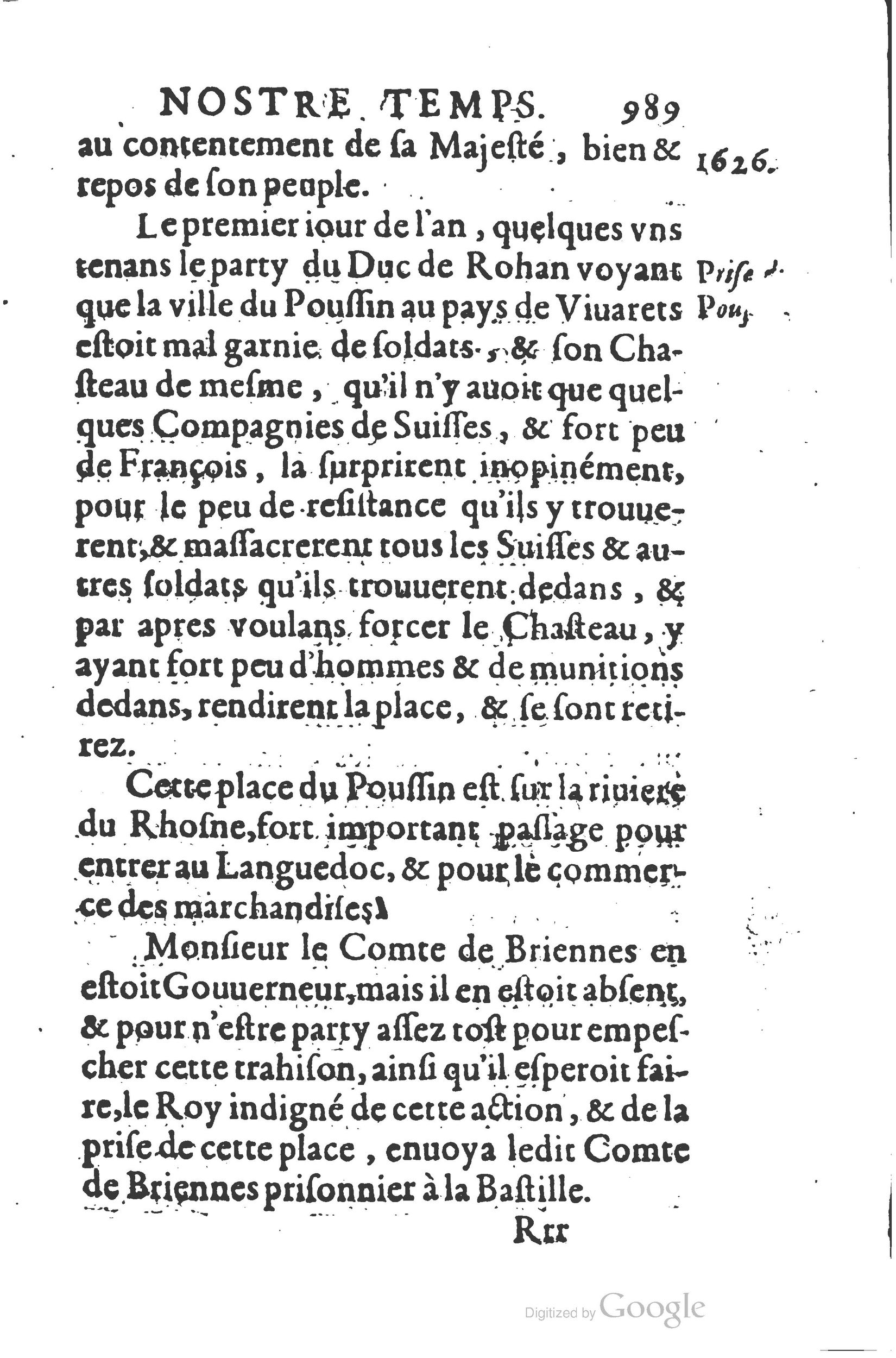 1626 - Joseph Bouillerot - Trésor de l’histoire générale de notre temps - BSB Munich