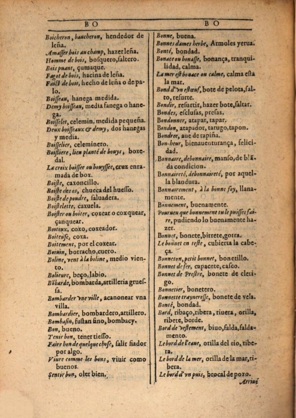 1607 - Marc Orry - Trésor des deux langues espagnole et française (Première et Seconde parties) - ÖNB Wien
