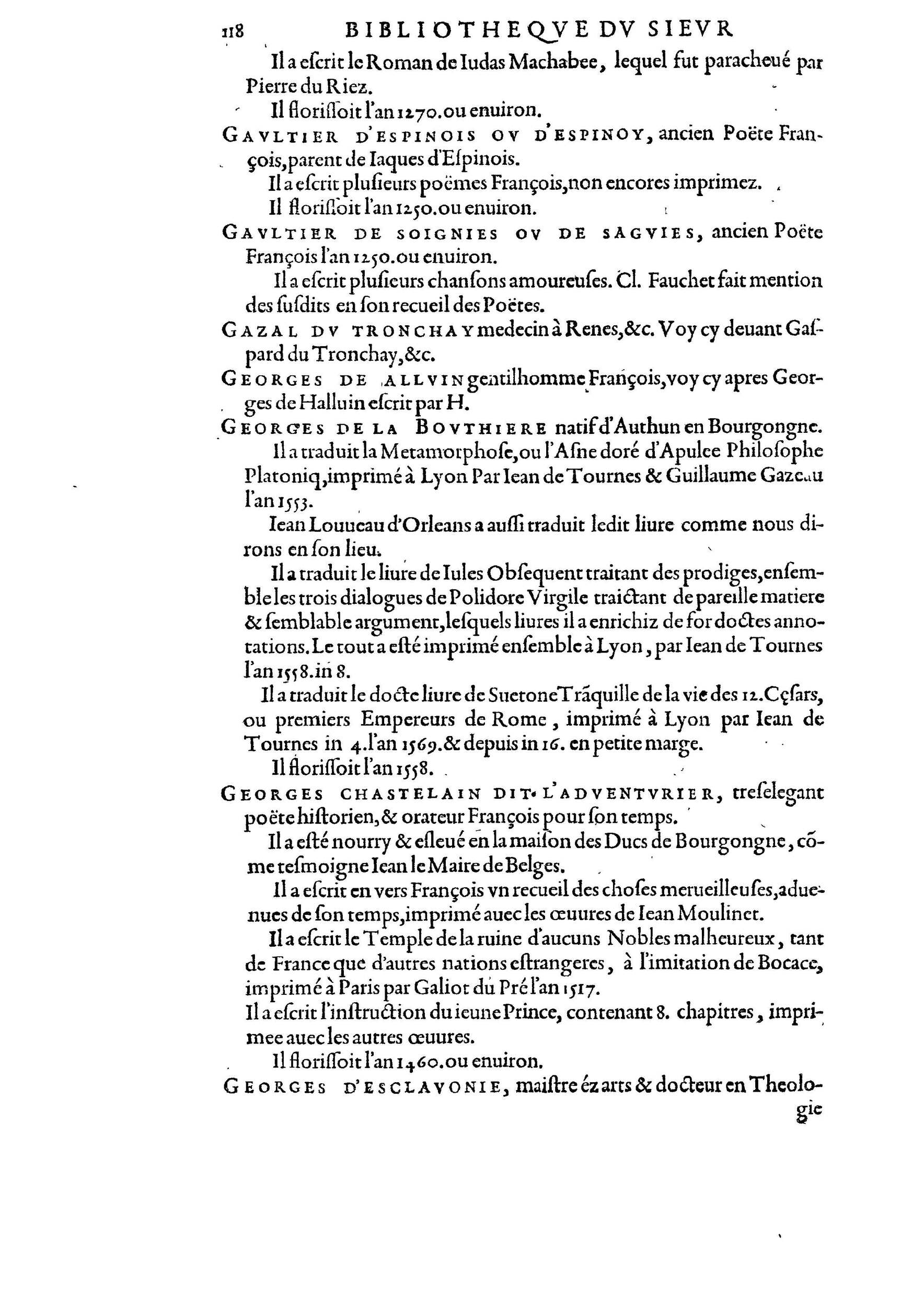 1584 - Abel L&#039;Angelier - Bibliothèques françaises - BnF
