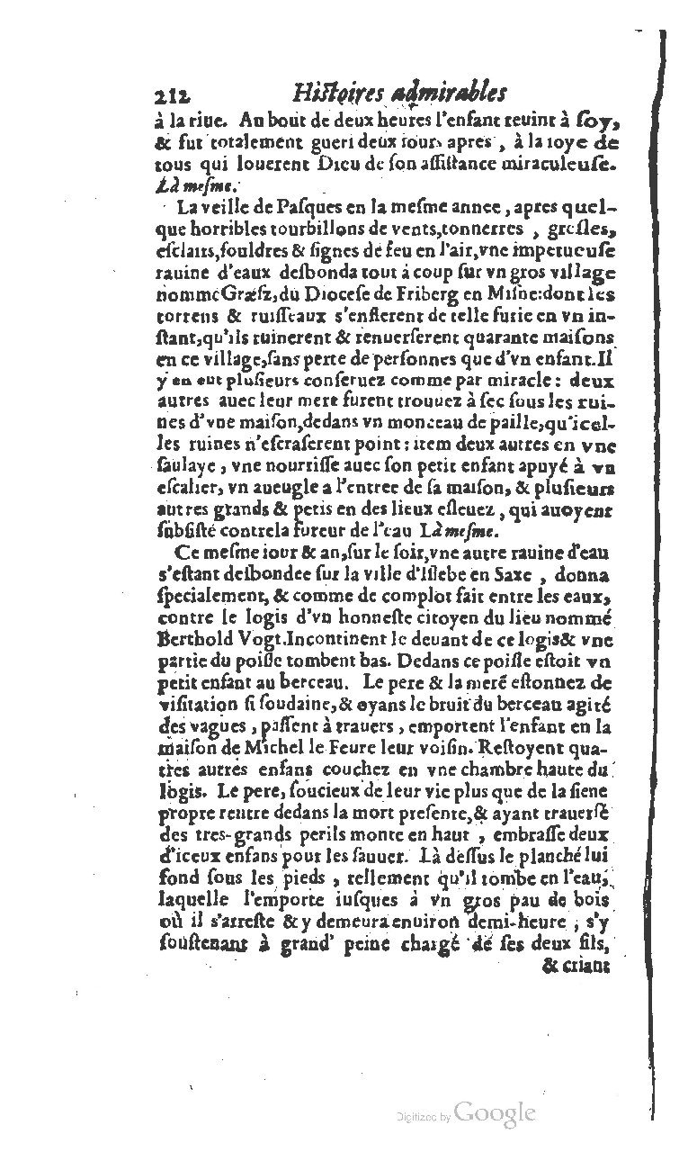 1610 - Paul Marceau - Trésor d’histoires admirables et mémorables - BSB Munich 1610 - Paul Marceau - Trésor d’histoires admirables et mémorables - BSB Munich