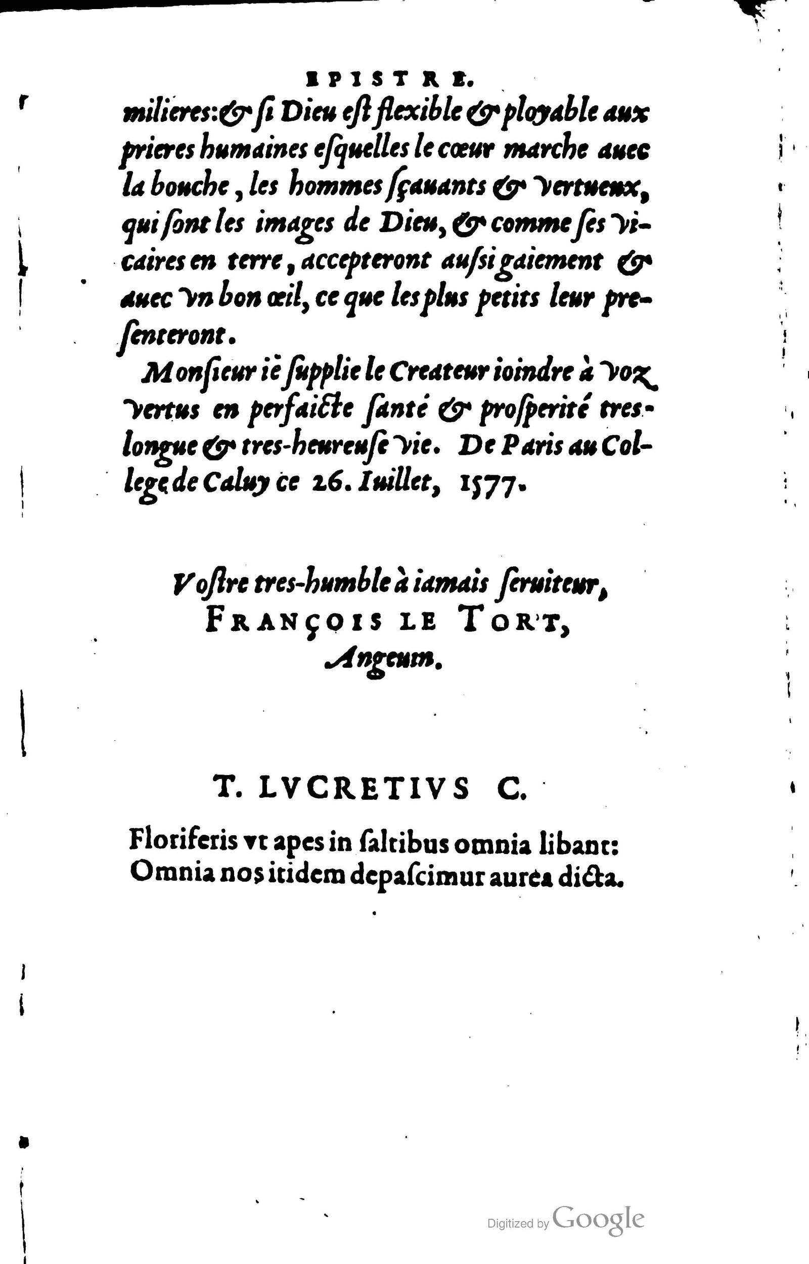 1578 - Jean Poupy - Trésor des morales de Plutarque - BSB Munich