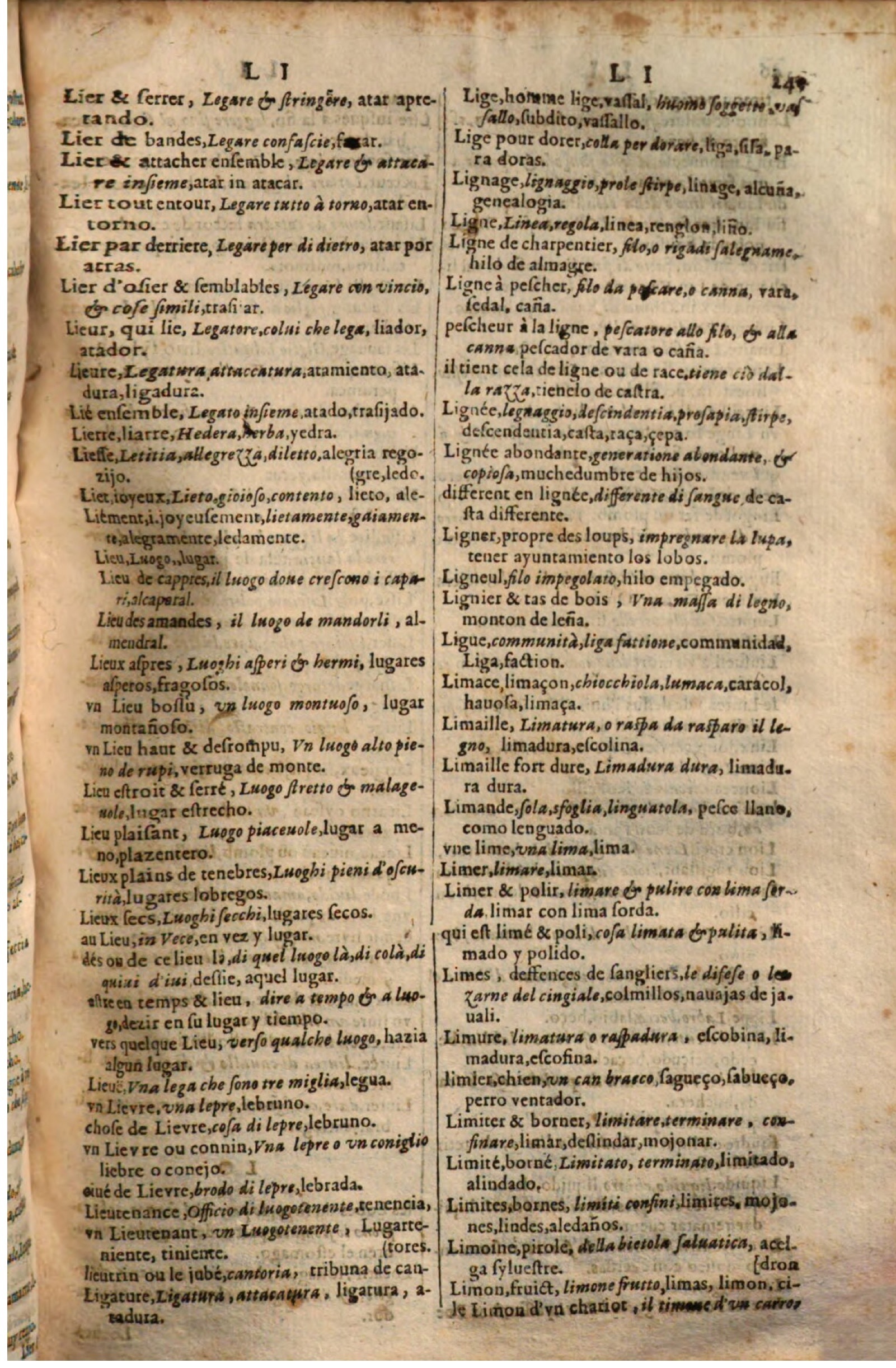 1644 - Jacques Crespin - Trésor des trois langues - Passau 1644 - Jacques Crespin - Trésor des trois langues - Passau