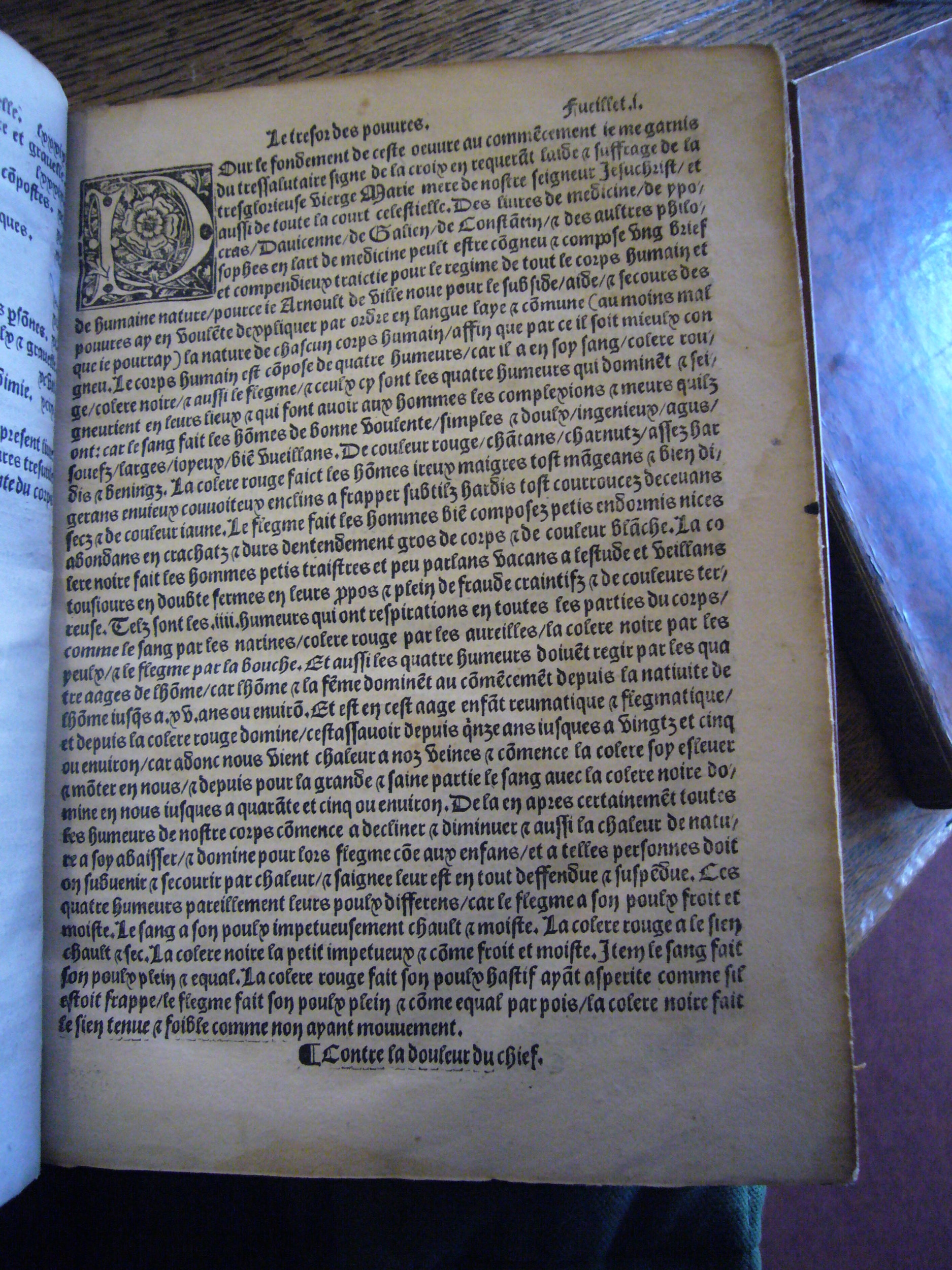 1527 - Claude Nourry - Trésor des pauvres - BnF Arsenal