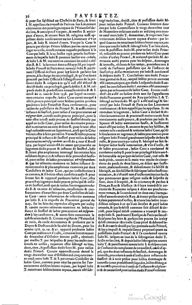 1629 - Veuve Nicolas Buon - Trésor du droit français (29620 T. 2) - BM Lyon