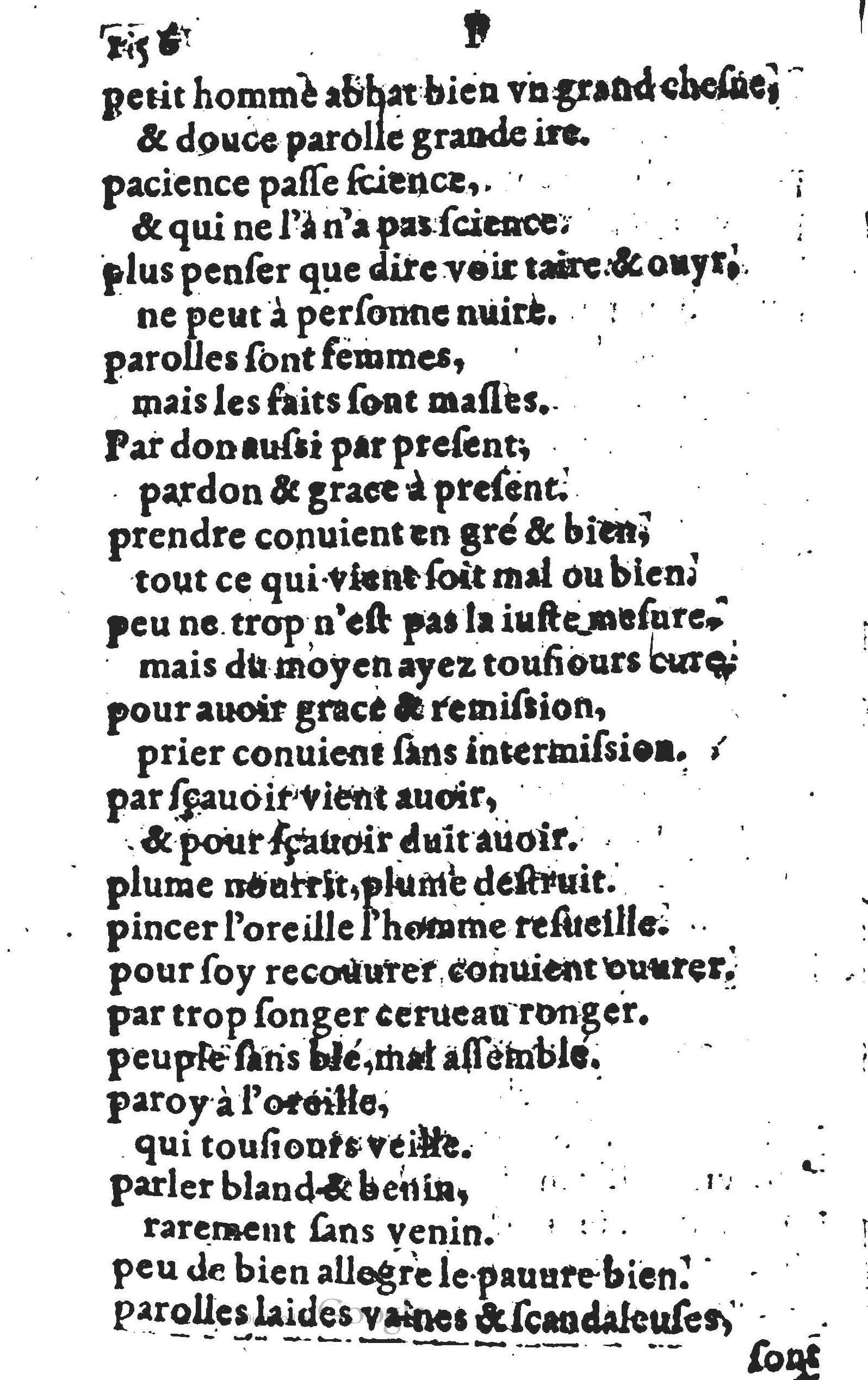 1578 - Nicolas Lescuyer - Trésor des sentences dorées - UGent