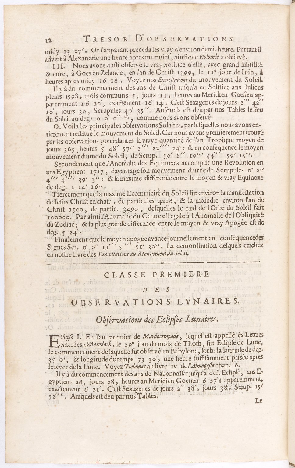 1634 - Zacharie Roman - Les Tables perpétuelles - BnF Arsenal