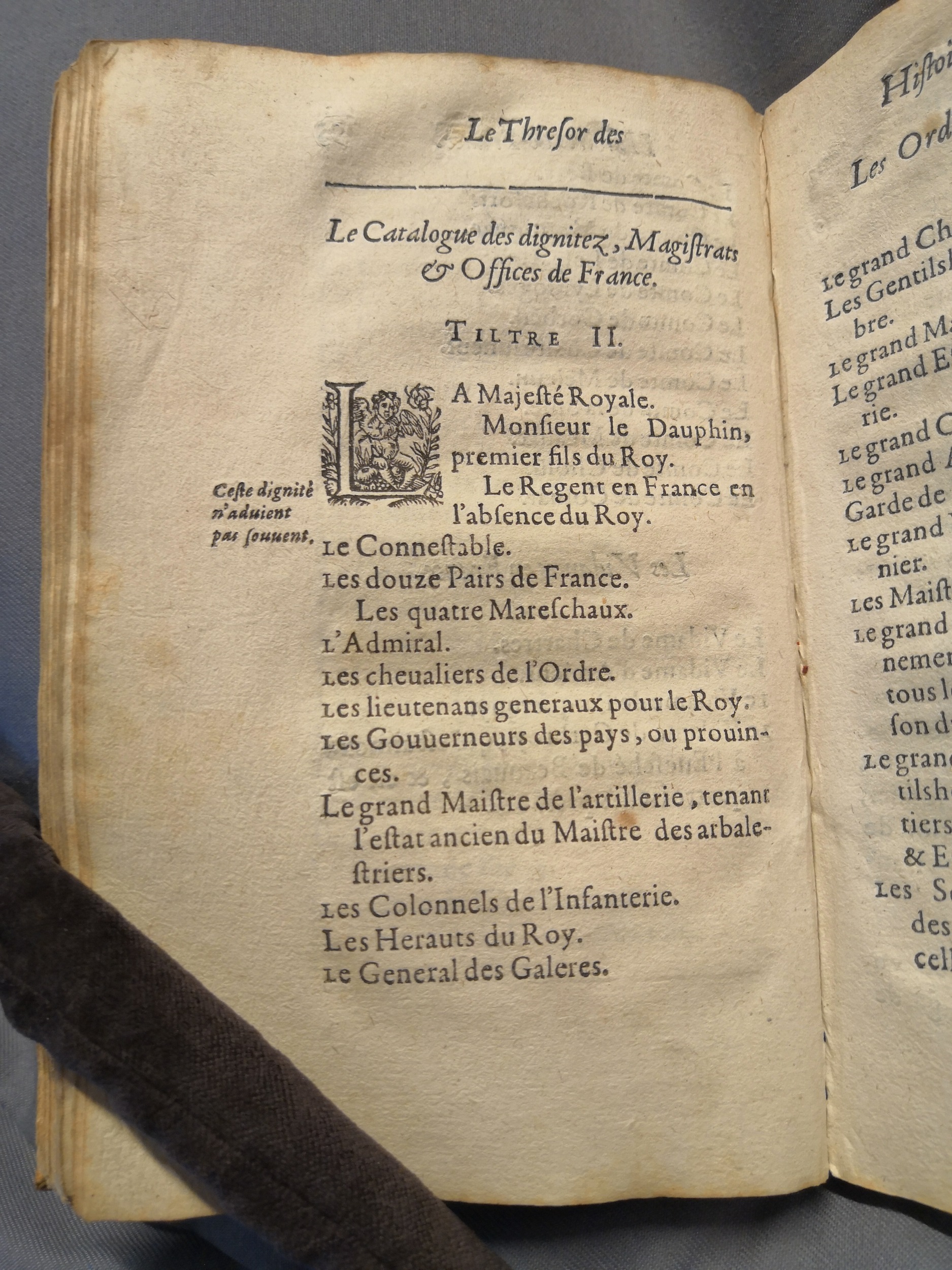 1614 - Jean Corrozet - Trésor des histoires de France - Amsterdam
