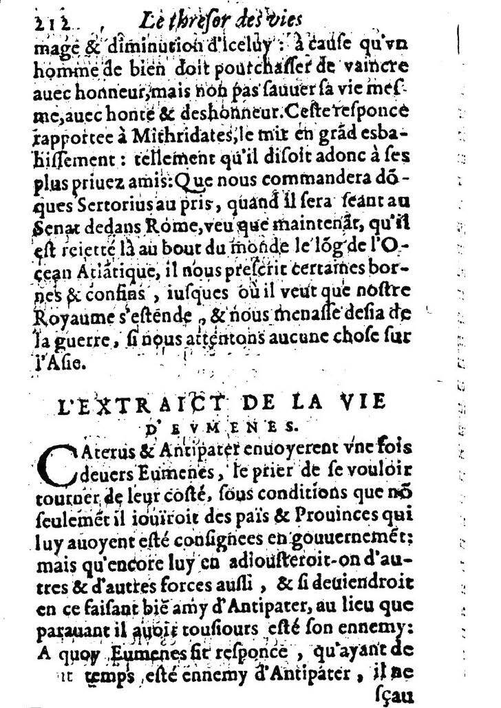 1611 - Pierre Rigaud - Trésor des vies de Plutarque - BM Lyon