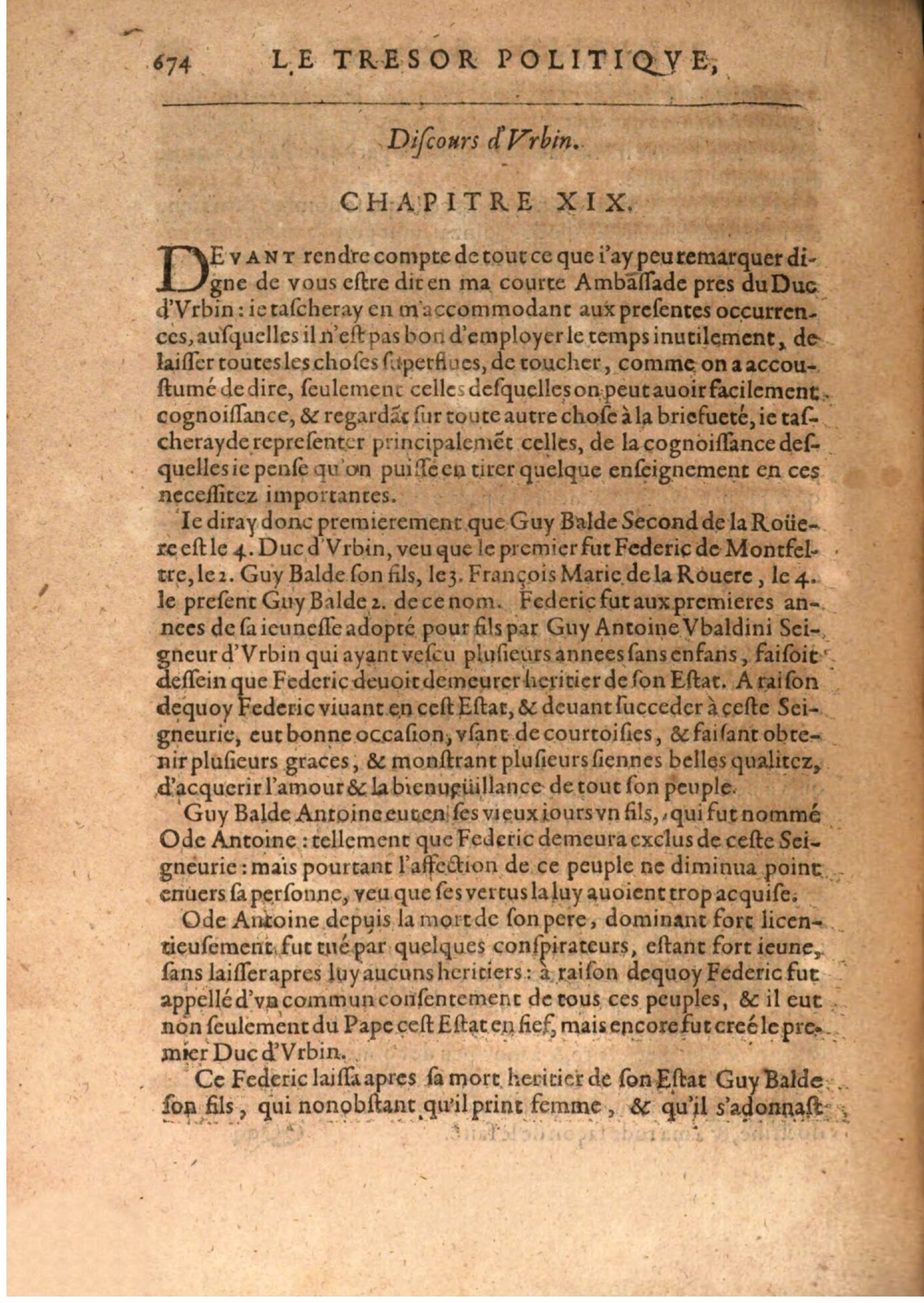 1608 - Nicolas Du Fossé - Trésor politique - BSB Munich