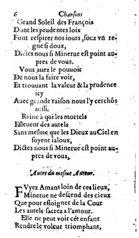 1623 - Jacques Cailloüé - Trésor ou recueil des chansons amoureuses - British Library