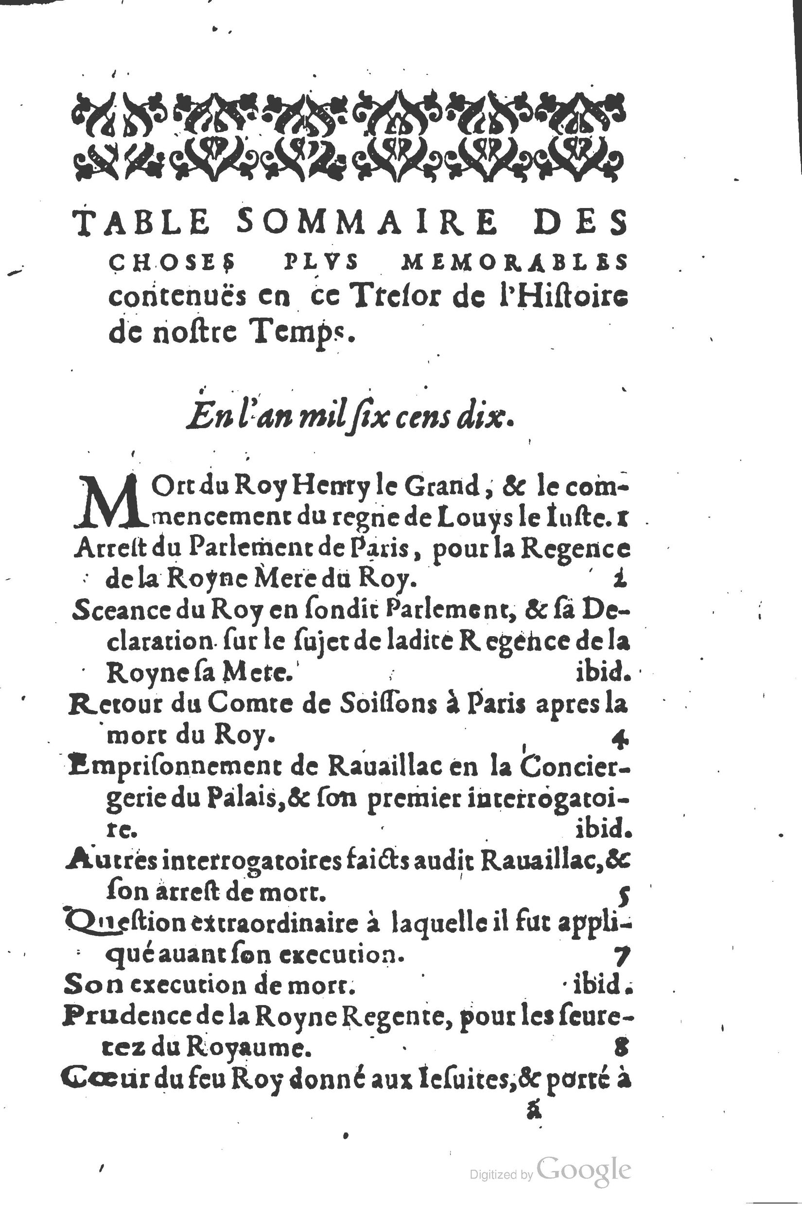 1626 - Joseph Bouillerot - Trésor de l’histoire générale de notre temps - BSB Munich