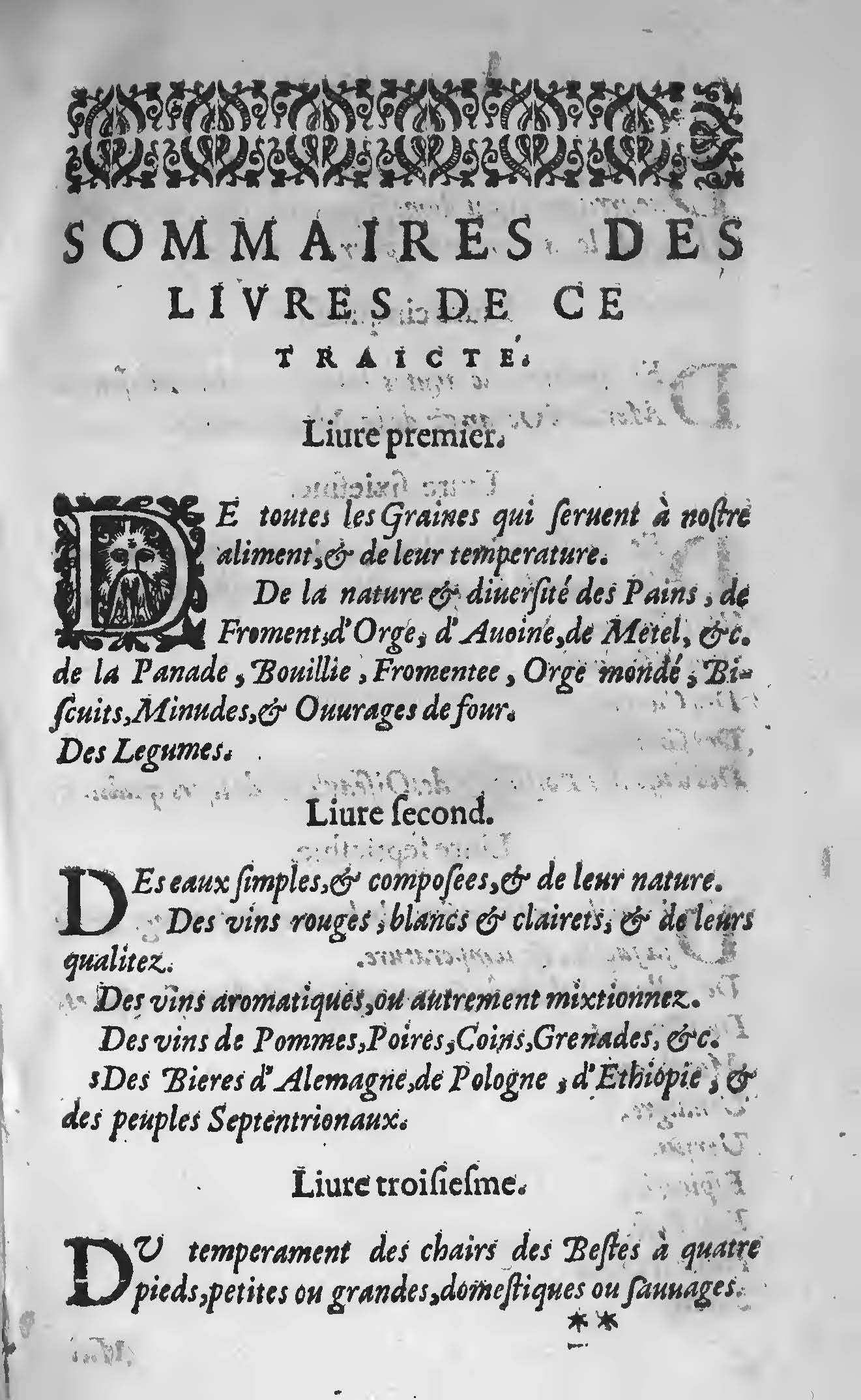 1607 - Étienne Servain et Jean Antoine Huguetan - Trésor de santé ou ménage de la vie humaine - BIU Santé