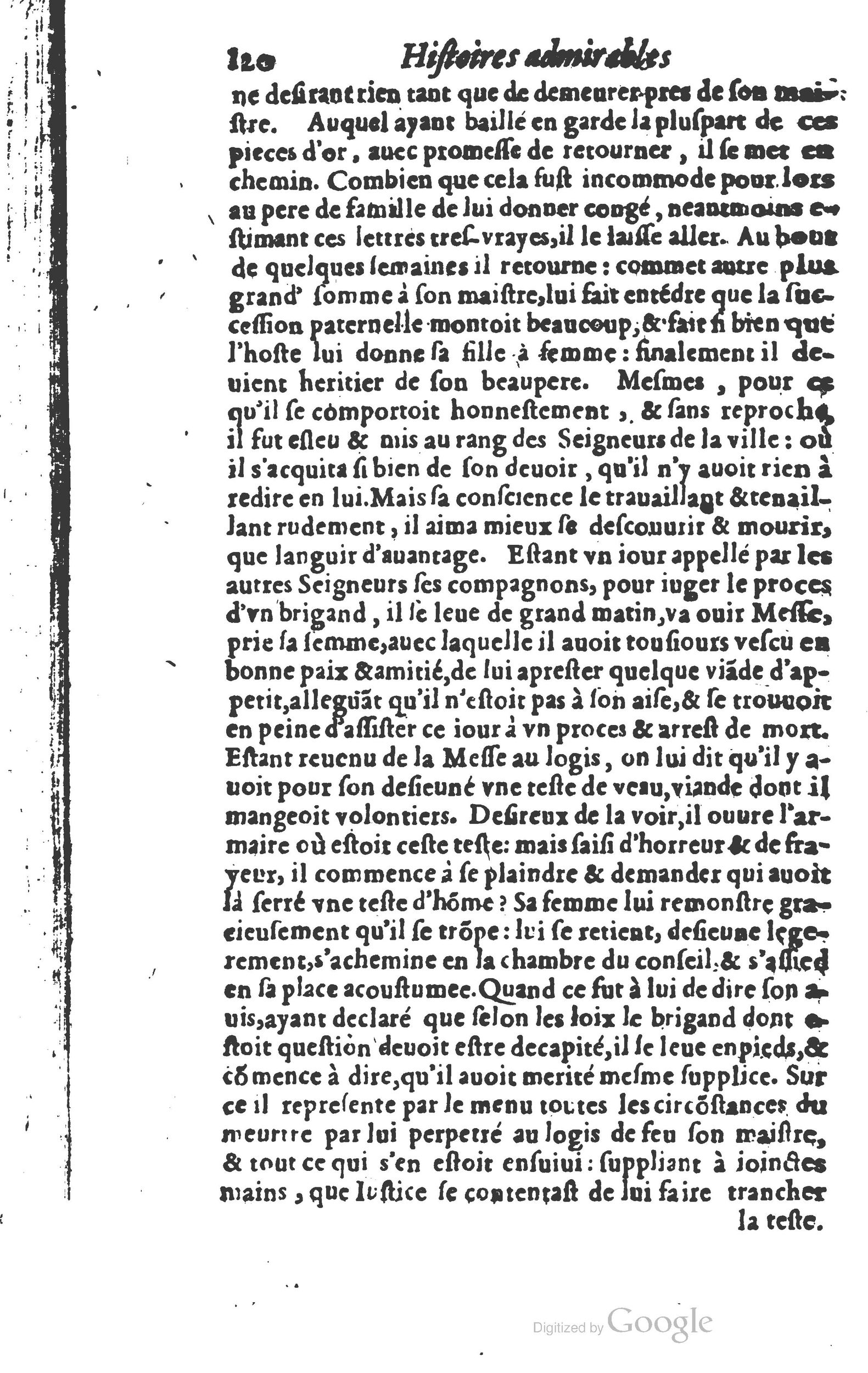 1610 - Paul Marceau - Trésor d’histoires admirables et mémorables - Princeton
