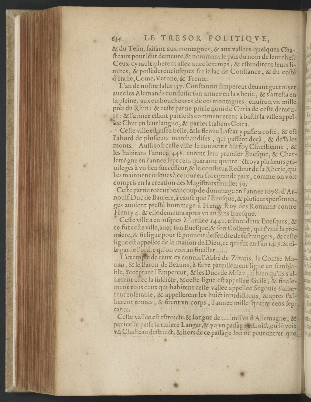 1608 - Nicolas Du Fossé - Trésor politique - BnF Tolbiac