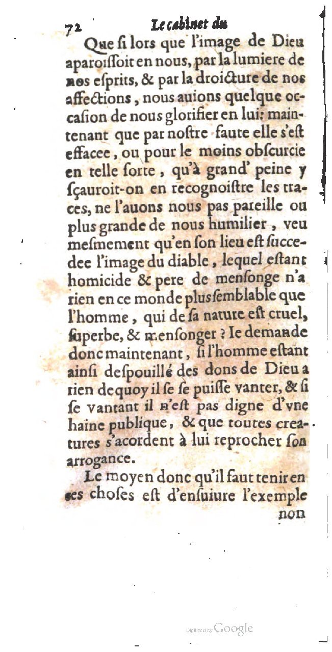 1615 - François Le Fèvre - Cabinet du vrai trésor - BCU Lausanne