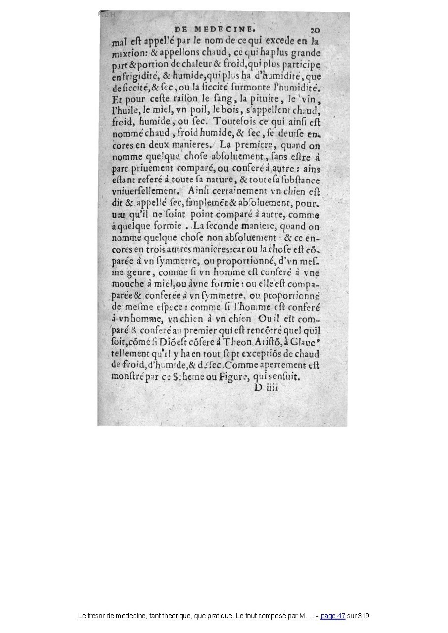 1560 - Pierre et Jan Moine - Trésor de médecine - Université Paris Cité