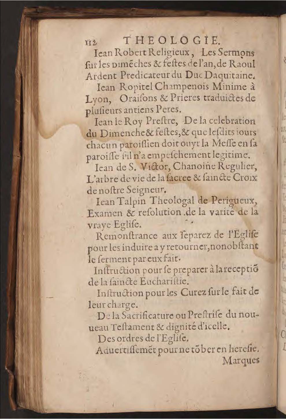 1602 - François Jacquin - Trésor des bons esprits français - BnF Arsenal