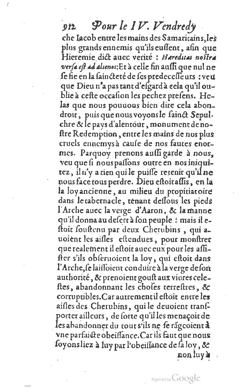 1607 - Nicolas Du Fossé - Trésor quadragésimal - T 01 - BM Lyon
