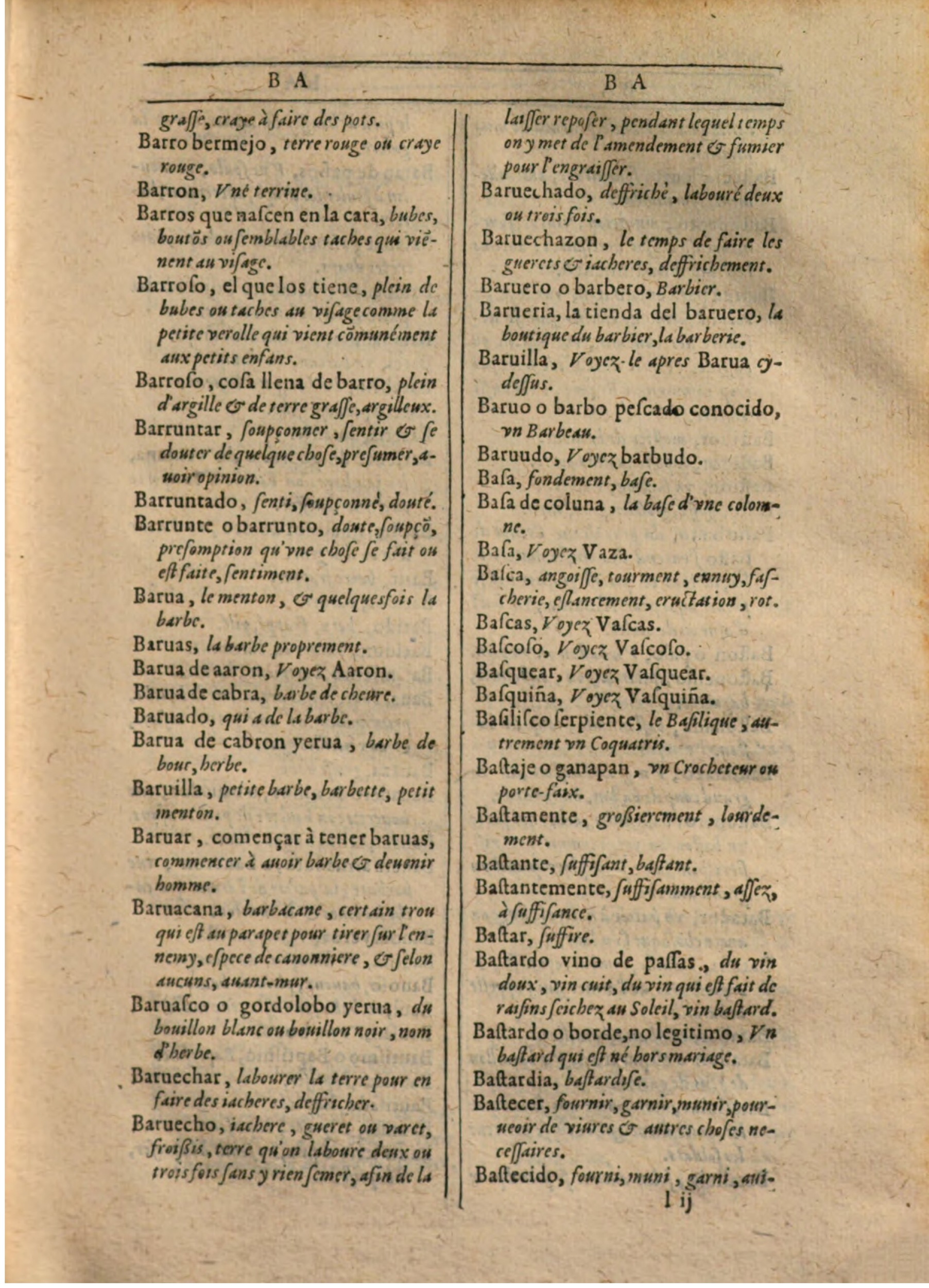 1607 - Marc Orry - Trésor des deux langues espagnole et française (Première partie) - BSB Munich 1607 - Marc Orry - Trésor des deux langues espagnole et française (Première partie) - BSB Munich