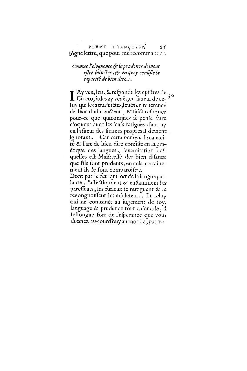 1572 - Nicolas Du Chemin - Finances et Trésor de la plume française - BM Lyon